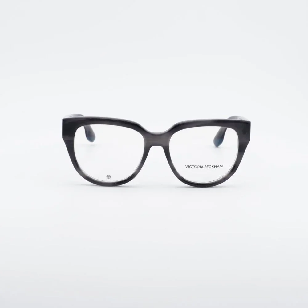 Victoria Beckham VB2674 036 Eyeglasses Striped Grey 53mm Cat Eye Frame